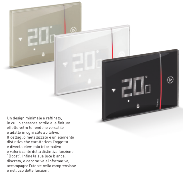 Cronotermostato smart BTicino Smarther 2 · Elettra